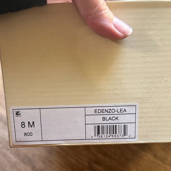 New Open Edit Edenzo-Lea Boots Women's Size 8 M Black Cowgirl Booties Pointy Toe - Picture 11 of 11